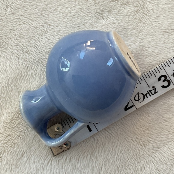 Vintage English Mini Jug Pitcher Soft Blue Glaze Made in England - Picture 6 of 10